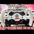 1-1.jpg 3D Printed MERCEDES F1 Racing Wheel for Sim Racing Logitech G29 Mod