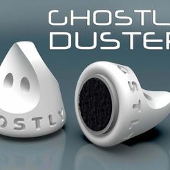 GhostlyDuster-01.jpg STL-Datei GHOSTDUSTER -the handy GhostlyDustBuster- kostenlos・3D-druckbares Objekt zum herunterladen, BonGarcon