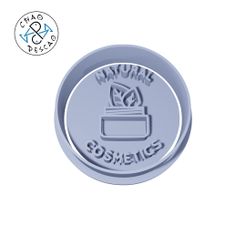 Health_Stamp_13.jpg Natural Cosmetics - Eco Stamps (no 13) - Cookie Cutter - Fondant - Polymer Clay