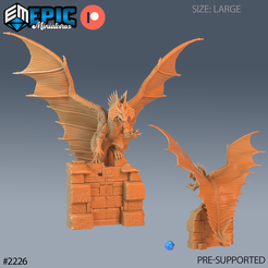 2226-Young-Brass-Dragon-Large.png Young Brass Dragon ‧ DnD Miniature ‧ Tabletop Miniatures ‧ Gaming Monster ‧ 3D Model ‧ RPG ‧ DnDminis ‧ STL FILE