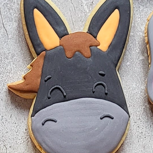 Donkey Head Cookie Cutter horse 3D model