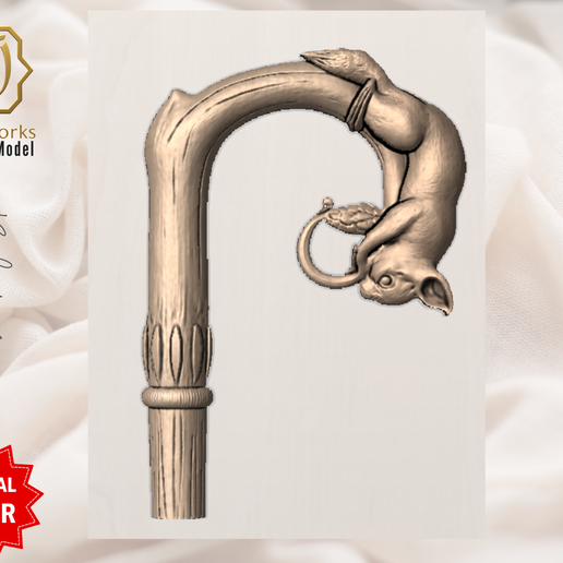 🚶 15 Walking Stick Handle STL Bundle | 3D Print Cane Handles | Instant ...