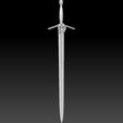 Preview09.jpg Geralt Steel Sword - Netflix Version 3D print model