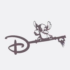 clestish3d.jpg STL file Disney Stitch Key・3D printing template to download, CyrilMartineau