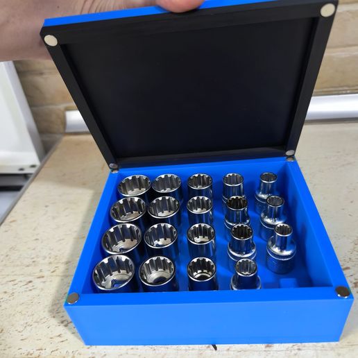 Customizable 1/2 Socket Wrench box
