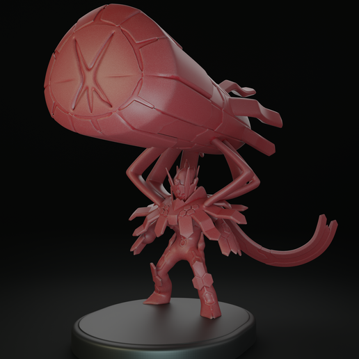 718-Mega Zygarde - 3D model önizlemesi