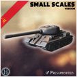 3.jpg Destructeur de chars T-34-100 (version réduite) - Armée soviétique WW2 Second Monde Front de l'Est Ostfront RPG Mini Hobby