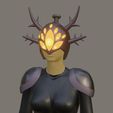 helmt.jpg Marcy Wu helmet mask Amphibia cosplay 3d model