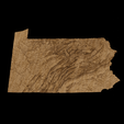 3.png Topographic Map of Pennsylvania – 3D Terrain