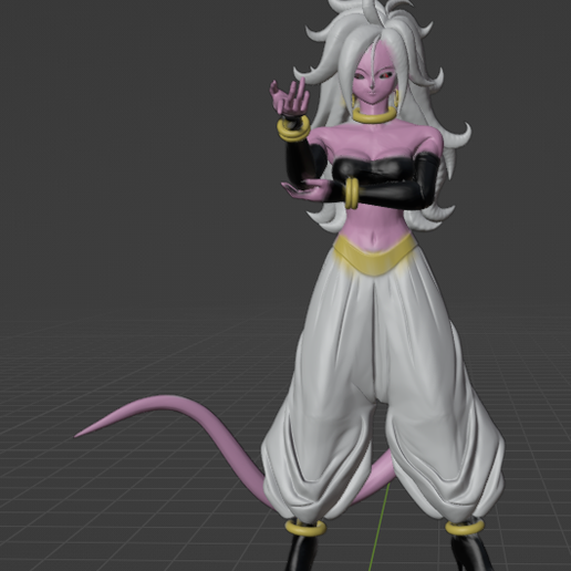 🤖 Android 21 Evil・ STL File for 3D printing・Cults