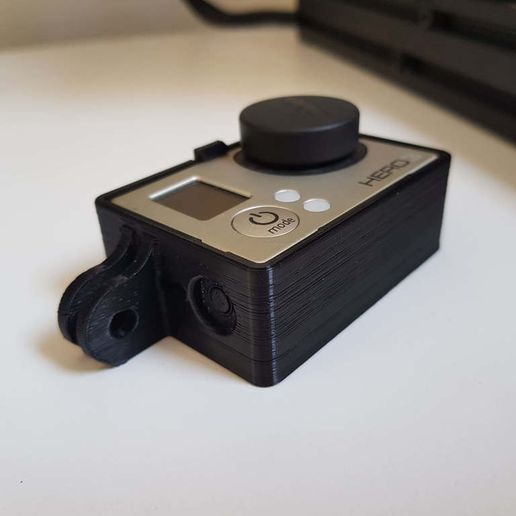 Vertical GoPro Frame for HERO3 Silver