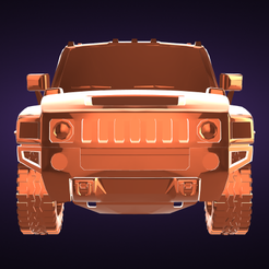 Hummer-H3-render-4.png STL file Hummer H3・3D printer design to download