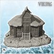 3.jpg Raised Viking attic with access stairs and thatched roof (1) - Alkemy Asgard Lord of the Rings War of the Rose Warcrow Saga