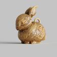 Year-of-Rabbit-Gift.2226.jpg 2023 Year of the Rabbit Gift -兔年-Good Luck Sculpture -Lunar new year