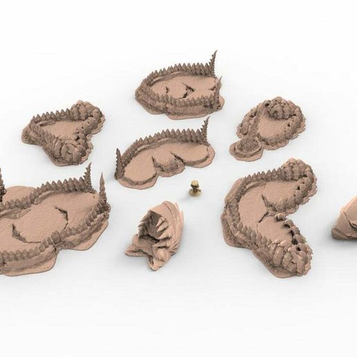 tyty tyran tyranid 40k starship trooper notable small terrain remix Part 19 3D model