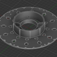 S_MSpool.png Bobine réutilisable conçue pour le filament écologique de Smart Materials 3D.