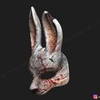 02.jpg The Huntress Mask - Dead by Daylight - The Rabbit Mask 3D print model