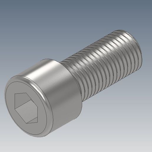 🔩 M27 Socket Head (DIN 912) Standard Bolts Collection・ STL File for ・Cults