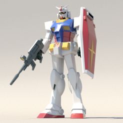 gundam7.jpg Файл STL Gundam・Шаблон для 3D-печати для загрузки, cw50p