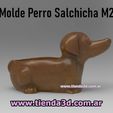 salchicha-m2-1.jpg Sausage Dog Pot Mold M2