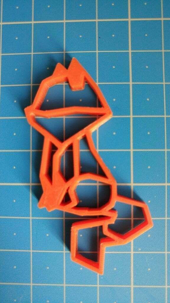 Free STL file fox low poly・3D print object to download・Cults