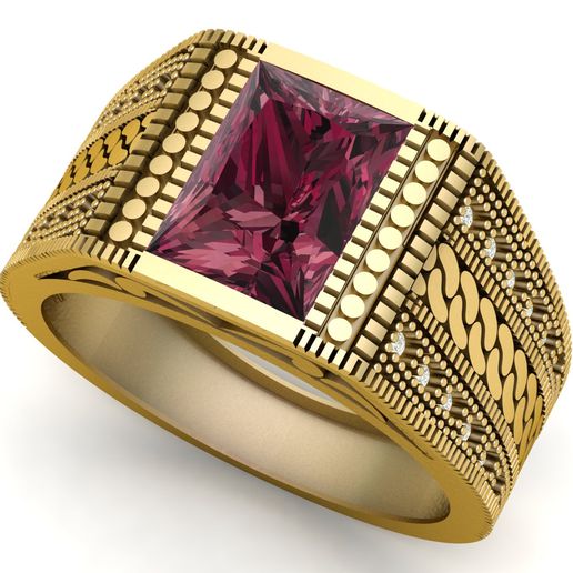 🤌 Chaîne italienne Bague homme Fashion Modèle imprimable 3d