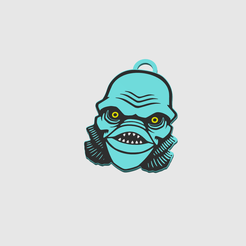 2PNG.png Creature of the Black Lagoon 2D Wall Art & Keychain