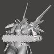 9.jpg ALISA BOSCONOVITCH -TEKKEN 7 taunt pose ARTICULATED *optional Chainsaws! HI-Poly STL for 3D printing