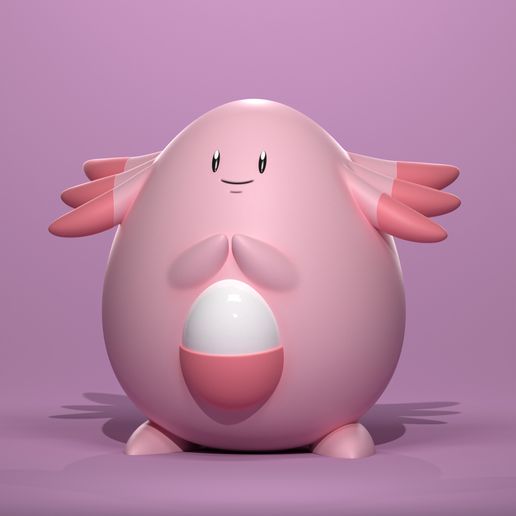 🐉 Chansey Pokemon・ STL File for 3D printing・Cults
