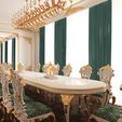 Classic-Dinning-Room-01-White-4.jpg Classic Dinning Room 01 White and Gold