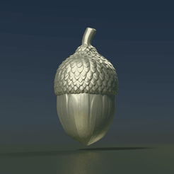 Acorn-0003.png STL file Acorn・3D printable design to download