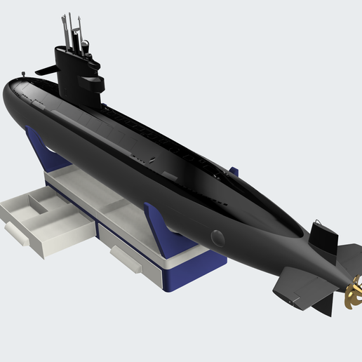 Zwaardvisklasse / Swordfish class Submarine for RC scale 1/50