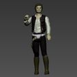 ScreenShot498.jpg Star Wars .stl Han Solo .3D action figure .OBJ Kenner style.
