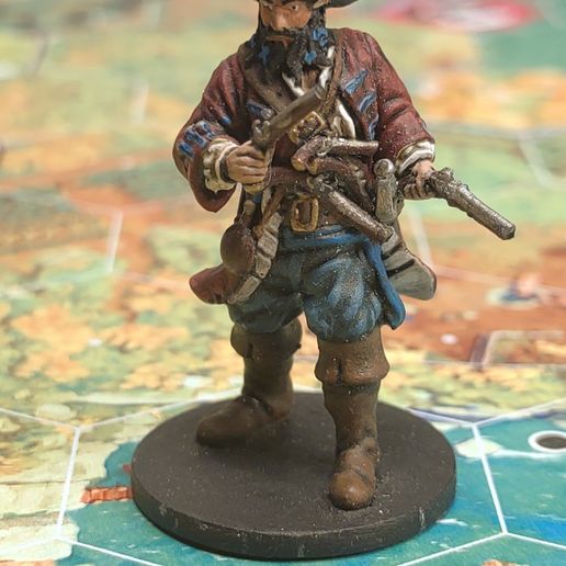 🏴‍☠️ Blackbeard, The Pirate - for Worldspanner Factions・ 3D File for 3D ...