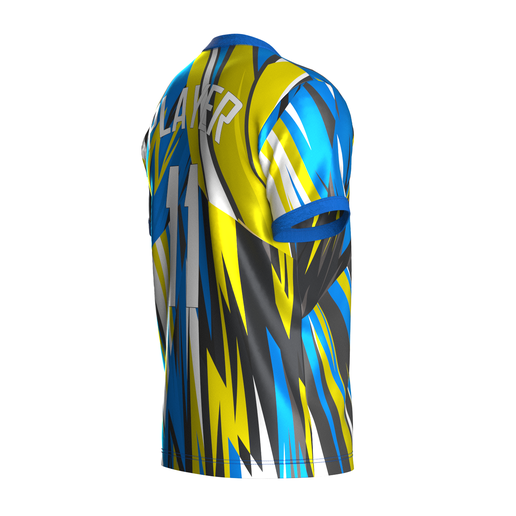 Soccer-Football-Mustard-Yellow-With-Blue-Jersey-Player-11_2.png Fútbol Amarillo Mostaza Con Camiseta Azul Jugador-11 | Marvelous / Clo3d / obj / fbx