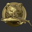 29.jpg Descargar archivo OBJ Oso y salmón • Plan para imprimir en 3D, guninnik81