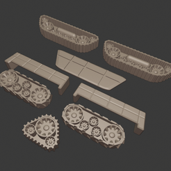 Treads.png 3D file Gaslands Tank Tread Set・3D printer model to download