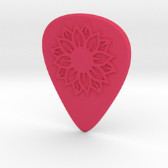 guitar-pick_Flower.jpg Médiator : Fleur