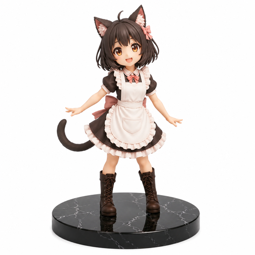 Modelo de chica Gata kemonomimi