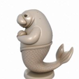 Screenshot_121.png Mermaid Manatee - Funny 3D Model for Printing