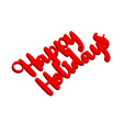HappyHolidaysGiftTagWithJumpring3DImage.png Happy Holidays - Christmas Gift Tag