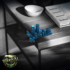 Hidden-Palace-Crystals-Corner-Decoration-Eternal-RENDER-1.jpg 3D file HIDDEN PALACE CRYSTALS - CORNER DECORATION - ETERNAL・3D printer design to download