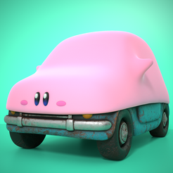 main1.png Archivo STL Kirby fanart - carby - Kirby and the Forgotten Land 3D print model・Modelo imprimible en 3D para descargar, RavenEye