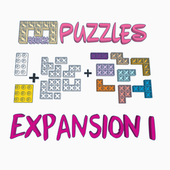 Logo.png STL file MiniBlock Puzzles - Expansion Pack 1・3D printable design to download