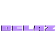 belaz_logo_stl.stl belaz logo