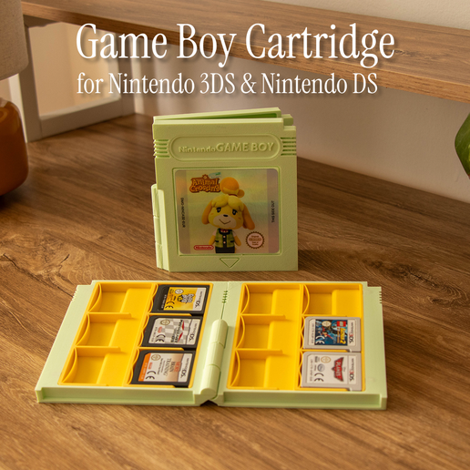 👦 Cartucho Game Boy para Switch 2, Switch, 3DS e DS・Arquivo 3MF