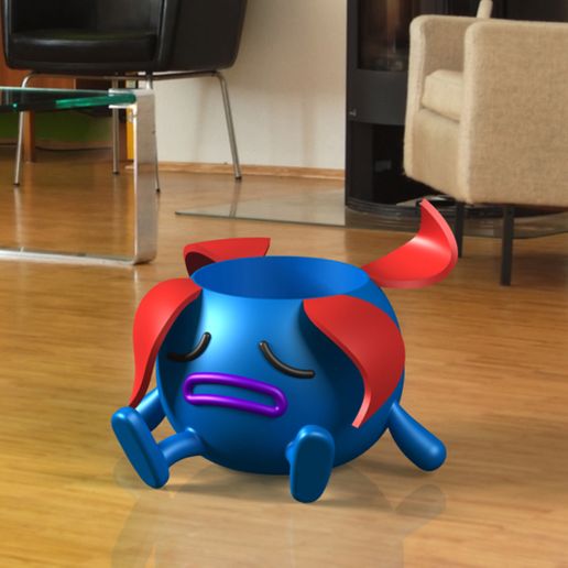 image1.jpg STL-Datei Gloom pokemon Pflanzgefäß herunterladen • 3D-druckbares Modell, BestBadDesigns