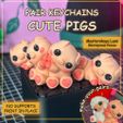 Biez-imieni-22.jpg Niedliches Paar Schweine Schlüsselanhänger
