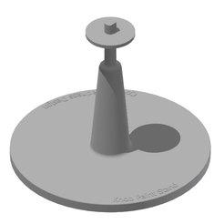 KnobPaintStandAlone.png Fichier STL gratuit Bouton Peinture Stand Ø0.250'' (Ø6.35) coupe 0.216'' (5.48) Stand Alone・Objet pour imprimante 3D à télécharger