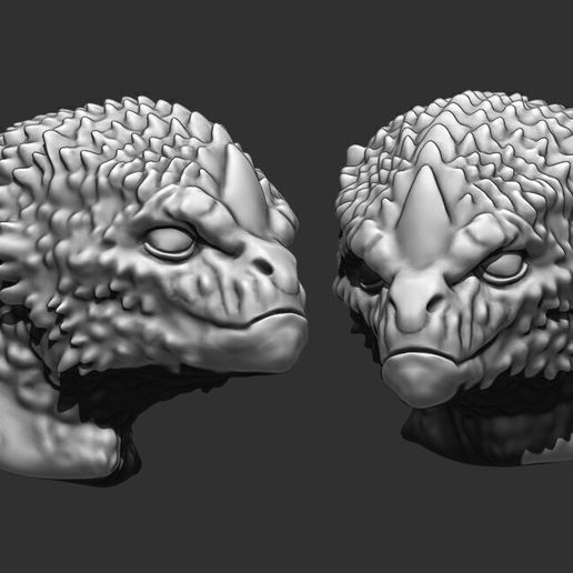 16.jpg Бюст инопланетянина 10 - 3D печатная модель